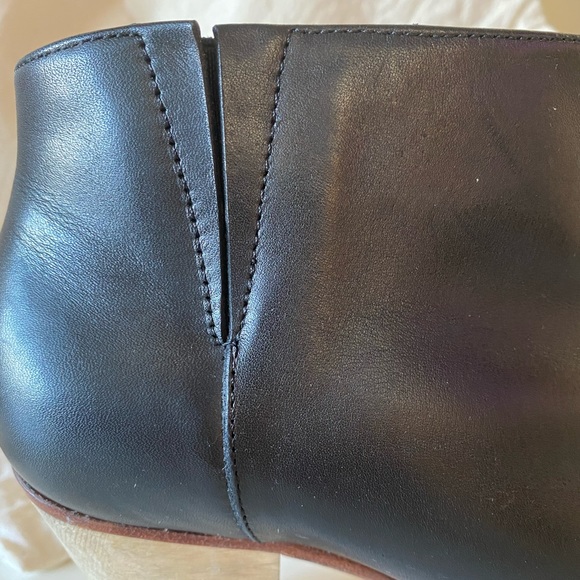 Rachel Comey size 7. Black leather Mars bootie. Worn once. Sole protectors added - Picture 5 of 7